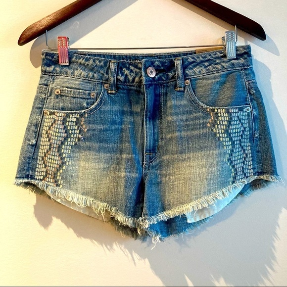 AMERICAN  EAGLE OUTFITTERS High Rise Festival Sz 4 NWT - Picture 1 of 6